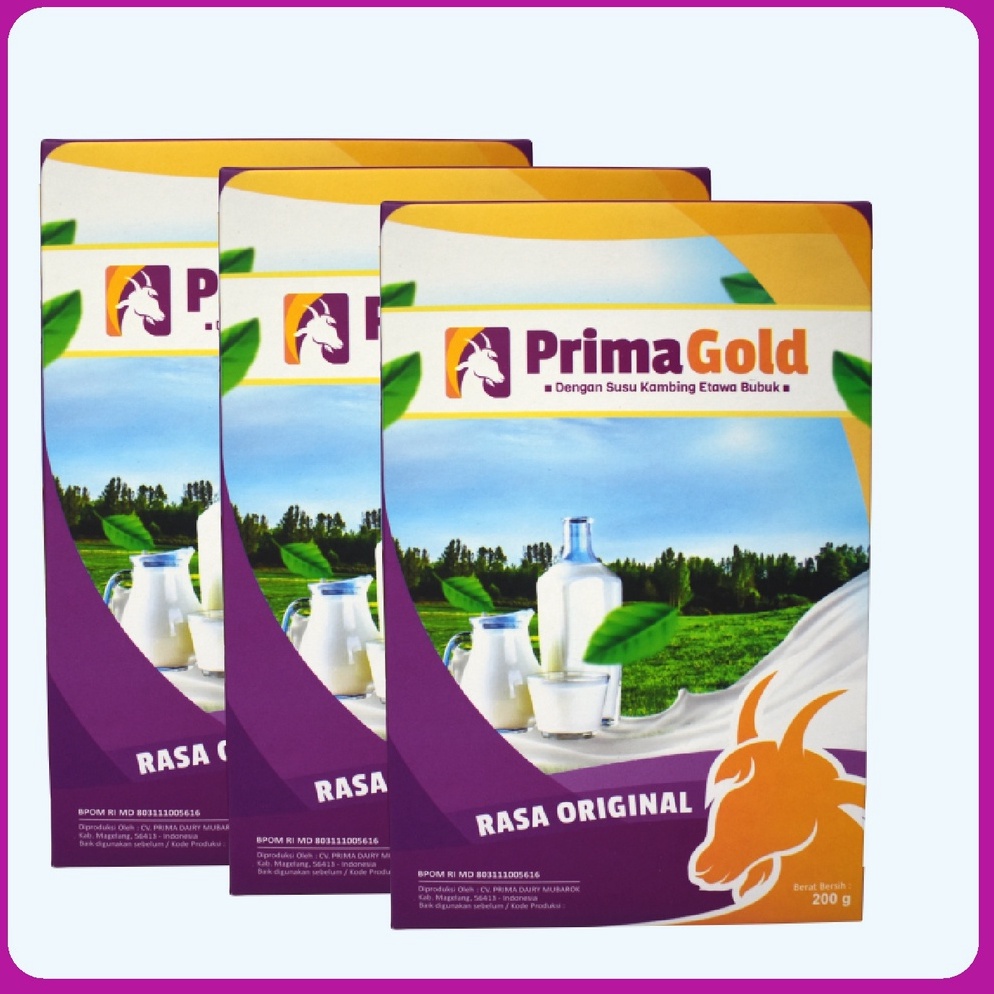 

⚡Cuci gudang⭐ paket 4 box susu prima gold susu kambing etawa asli