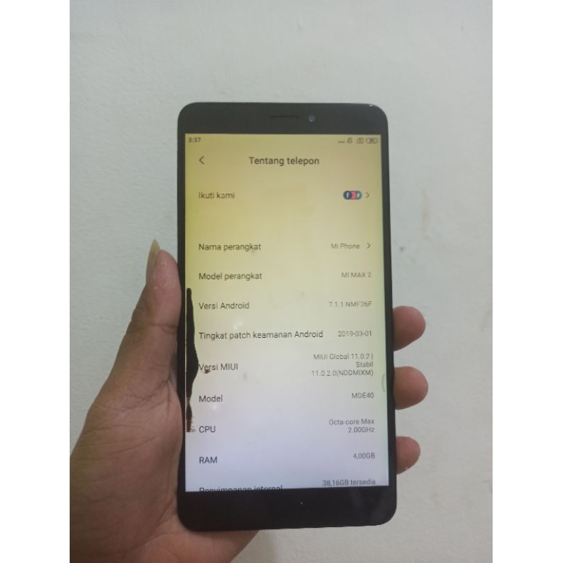MESIN MI MAX 2 4/64 NORMAL TESTED