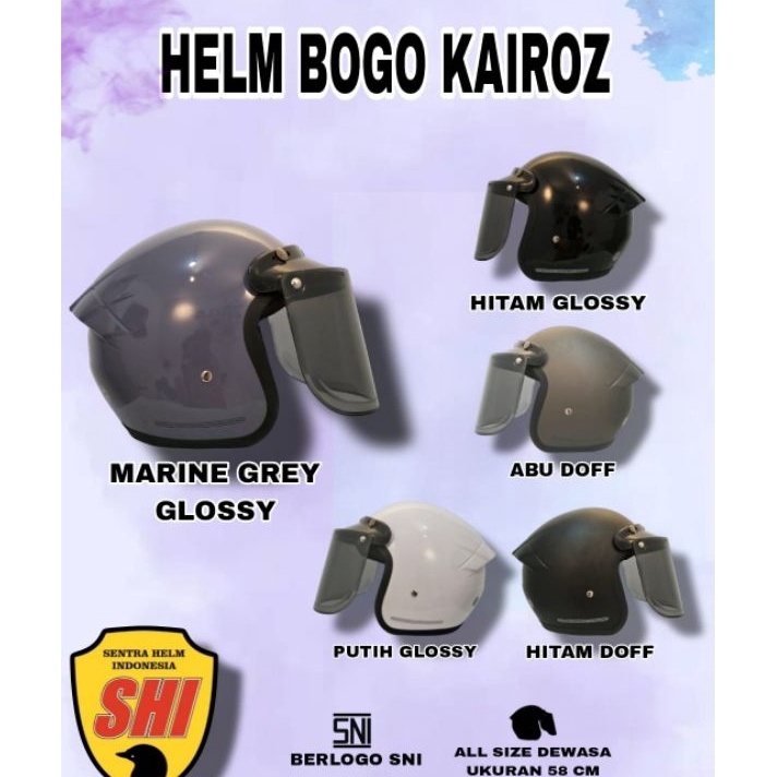Termurah Helm Bogo Kairos / Kairos Polos.