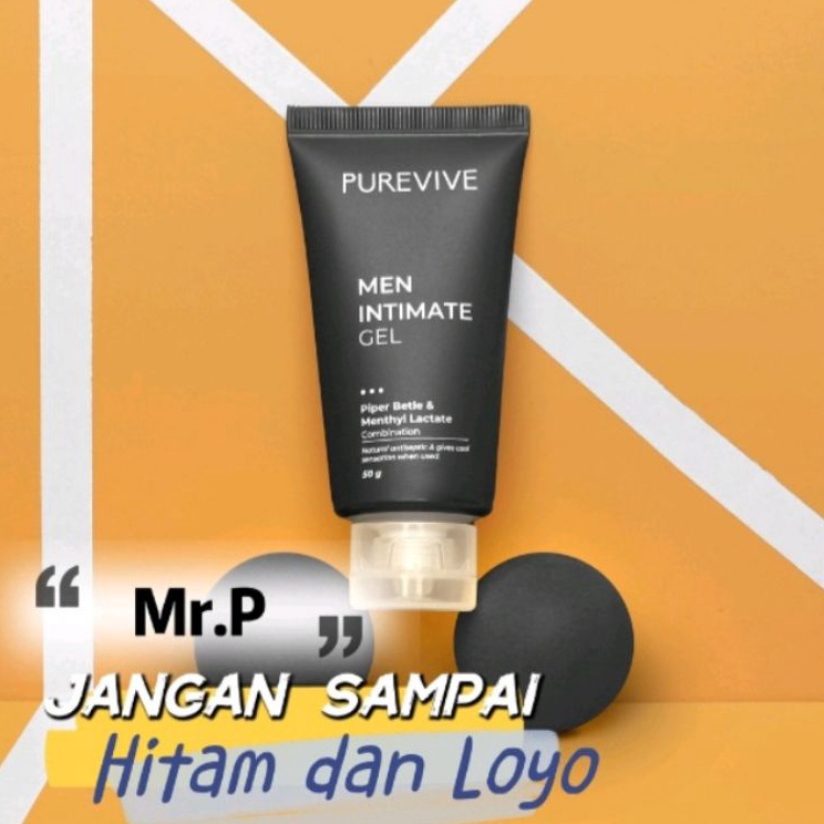 PUREVIVE MEN MR.P INTIMATE GEL LEBIH CERAH KERAS DAN BEBAS GATAL
