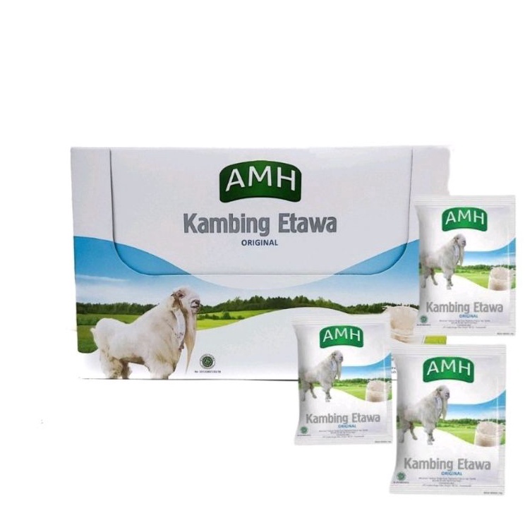 

Susu Kambing Etawa AMH ORIGINAL Full Cream. 10 x 20gram ORIGINAL