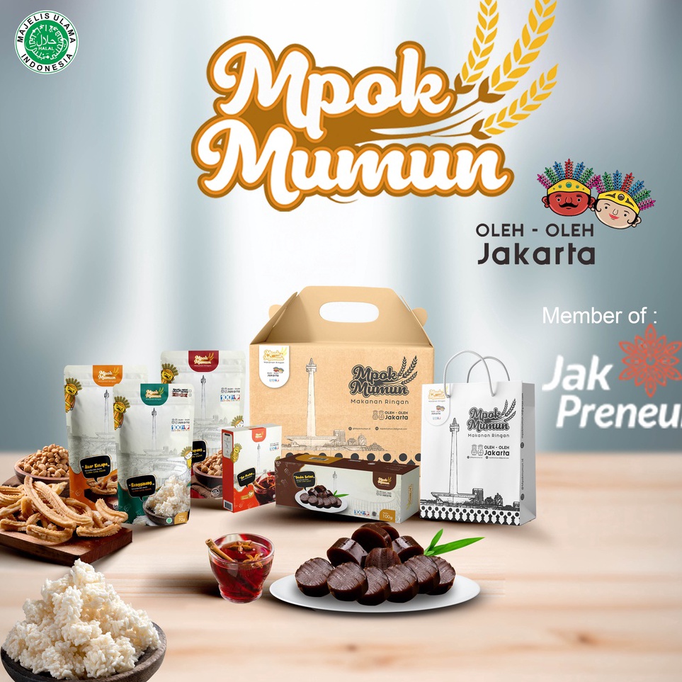 

Paket oleh oleh dari jakarta dan khas betawi ekonomis - MPOK MUMUN