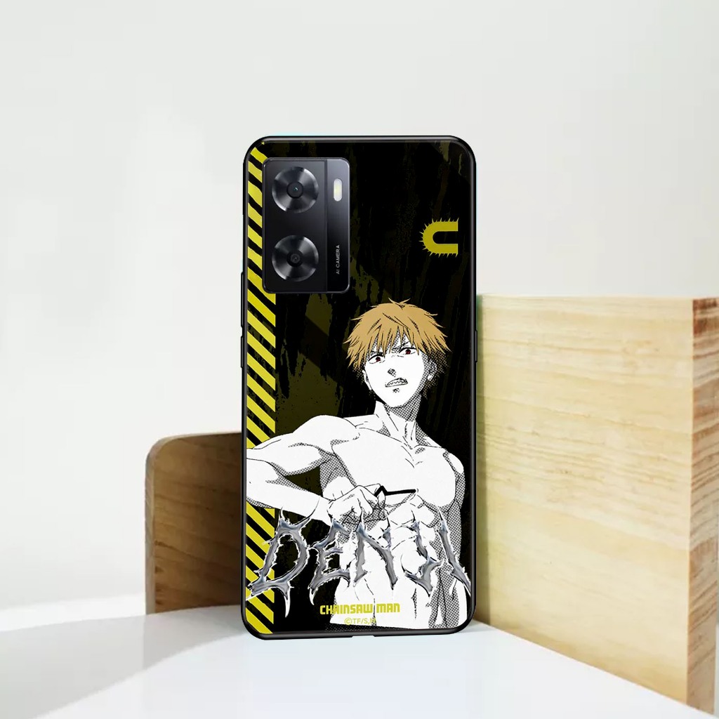 Case Oppo A77S (CPH2473) / A77 2022 / A77 4G - Casing OPPO A77S / A77 / A77 4G - ( Anime Chainsaw Ma