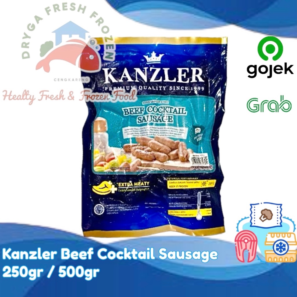 

Kanzler Beef Cocktail Sausage Sosis Sapi 250gr 500gr