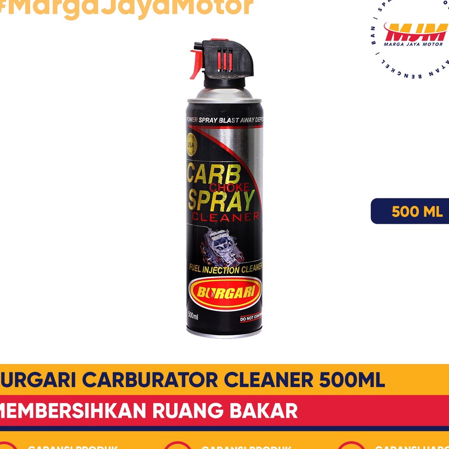 Kualitas Dijamin Burgari Carburator Cleaner 500ml Pembersih Carburator Burgari.