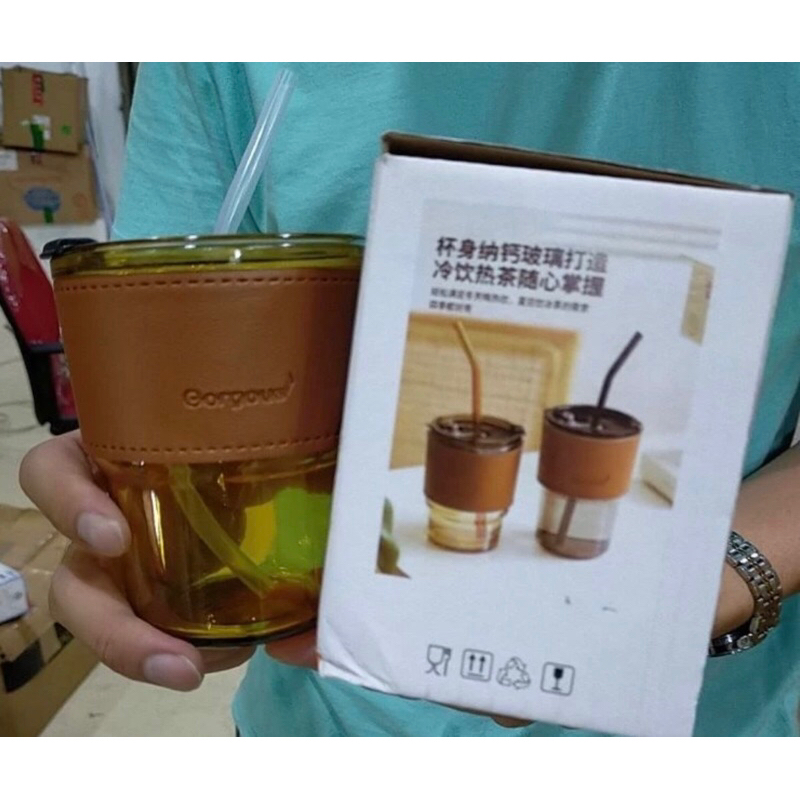 Gelas Tumbler Aesthetic Gelas Kaca