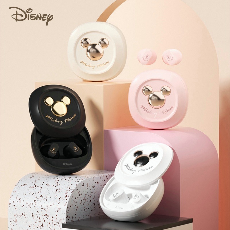 	 Disney tws D68 Wireless Earphone Bluetooth Earbuds Smart Touch Gaming Headset Low Latency Music With Mic Bluetooth 5.3	
