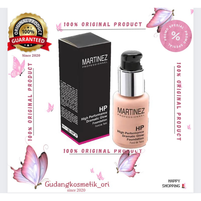 Martinez HP Dramatic Glow Foundation 30ml ORIGINAL