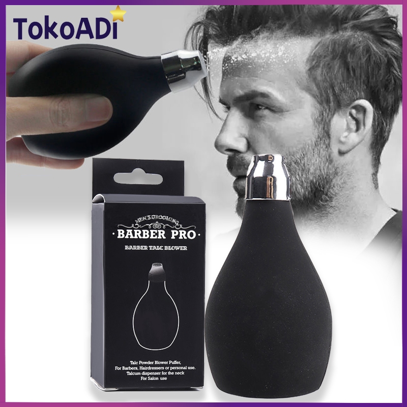 Powder Spray Bottle Tempat Bedak Botol Spray Bedak Barber Hair Powder Bahan Silikon
