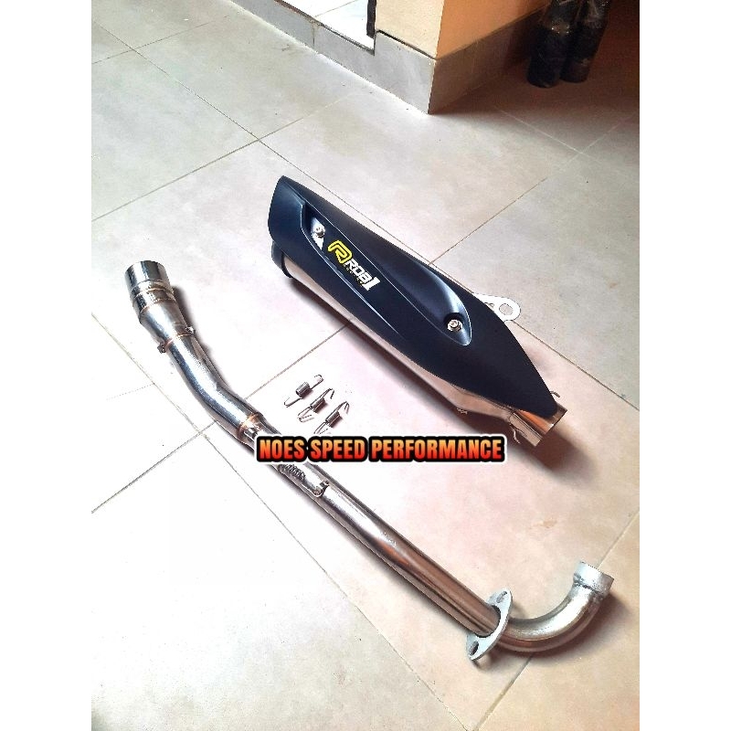 KNALPOT ROB 1 SUPRA 125 ASTREA GRAND REVO BLADE JUPITER Z VEGA SMASH SHOGUN KNALPOT ROB1 MOTOR BEBEK
