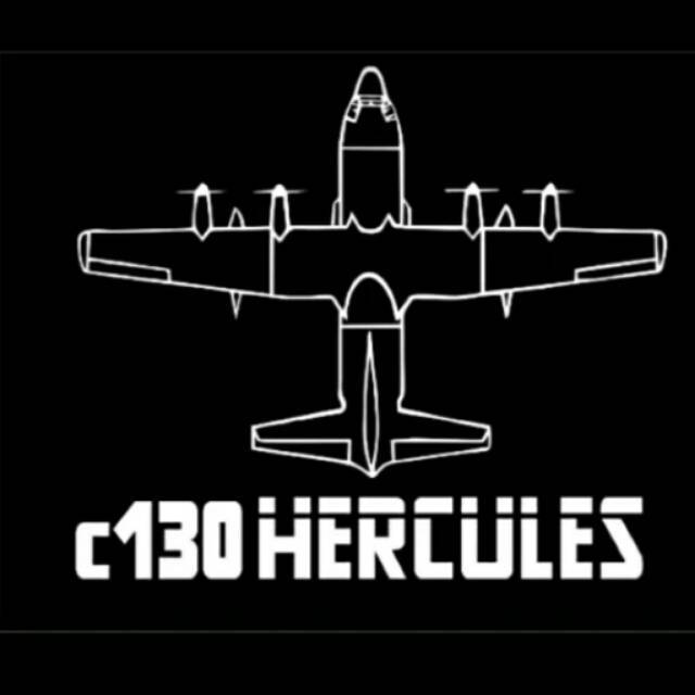 Sticker hercules c130 cutting stiker kaca mobil pesawat hercules