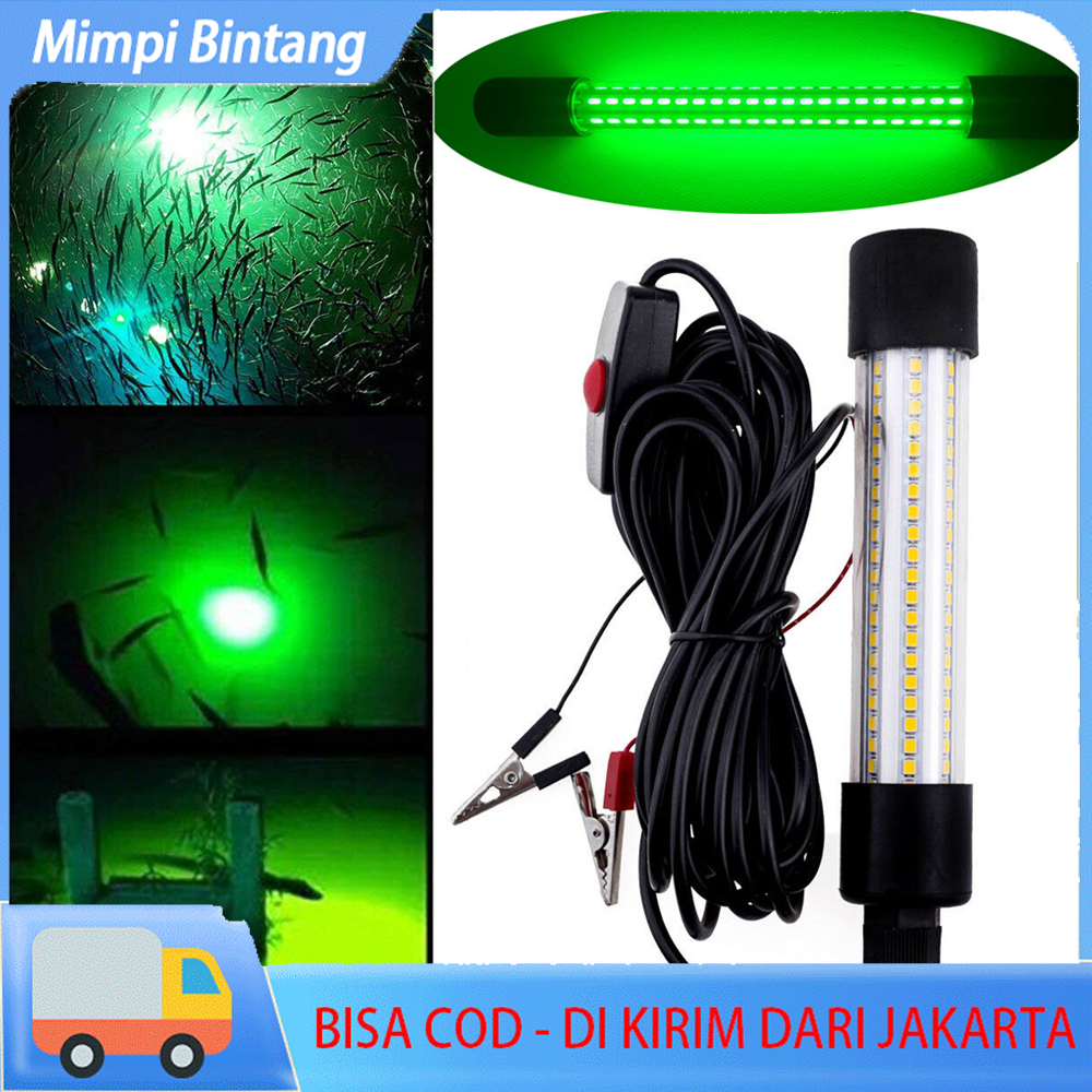 Lampu bawah air Persediaan Menarik Ikan Lampu LED Dalam Air Umpan Ikan Umpan Cahaya untuk Memancing 