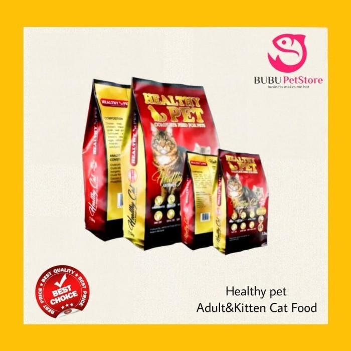 Healthy Pet 7.5kg Makanan Pakan Kucing For Adult & Kitten (KARGO)