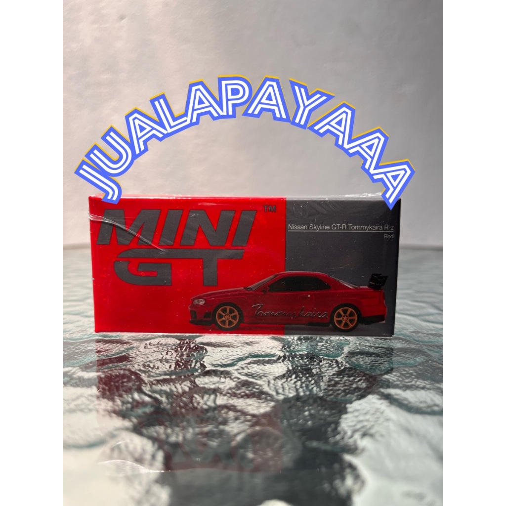 Mini GT R34 Tommykaira Red Mini GT 543 R34 Tommykaira RED Minigt r34