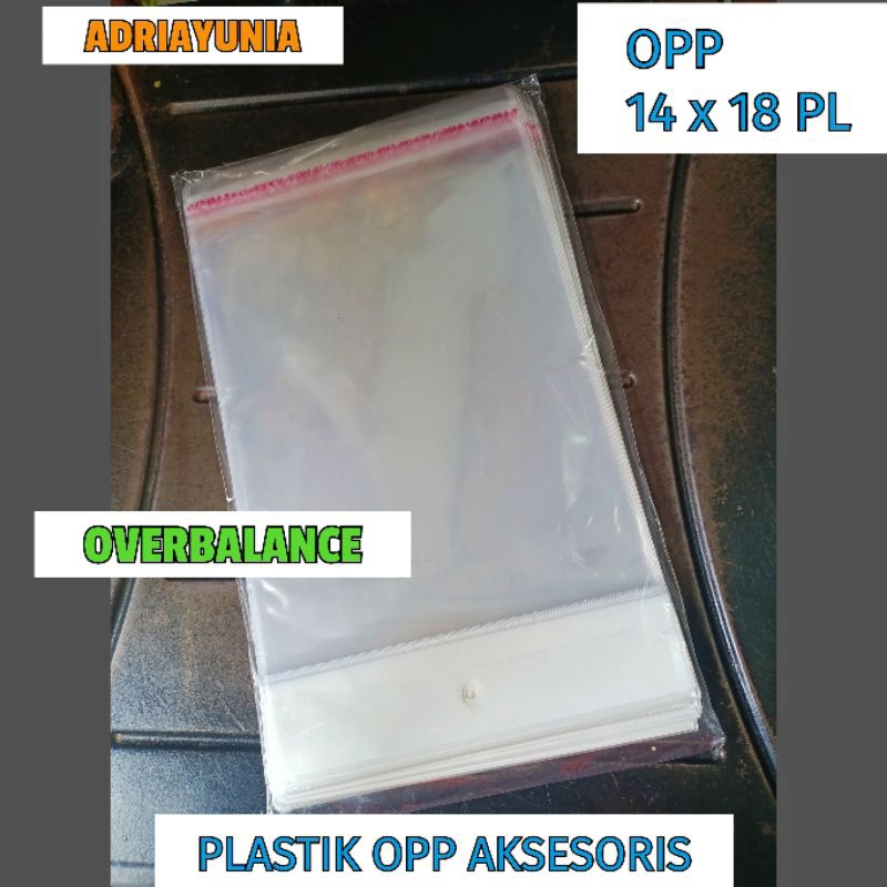 Plastik OPP Plong 14 x 18 cm Aksesoris - Opp Plastik 14x18  Perlis