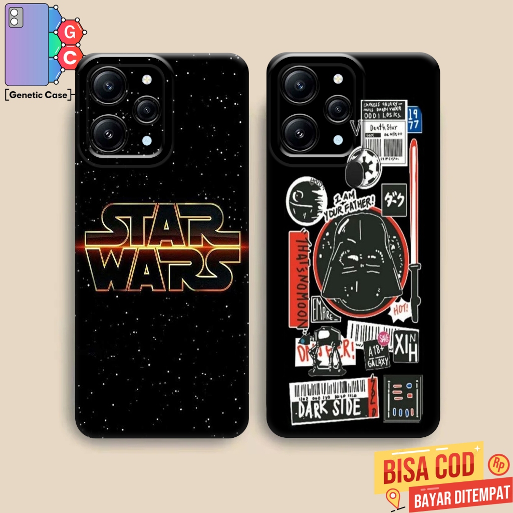 SOFTCASE STAR WARS CASE REDMI  4A 5 5PLUS 6A 9A 9C 10A 9T A2 A1 10 10C 12 12C NOTE 7 NOTE 8 NOTE 9 N