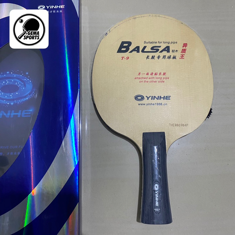 Kayu Bet Bat Tenis Meja Pingpong YINHE T9 FL Original