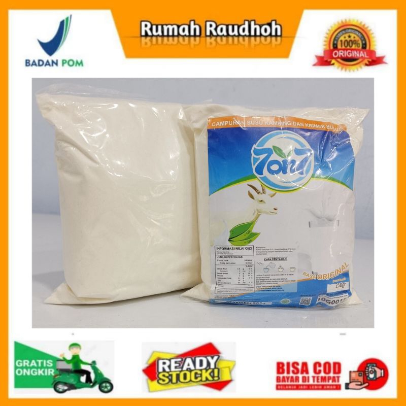 

SUSU KAMBING ETAWA BUBUK 7on7 KEMASAN 250 GRAM RASA ORIGINAL