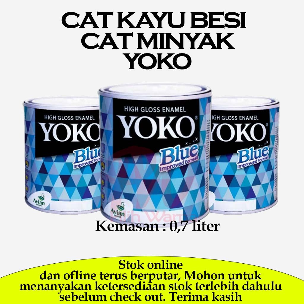 

CAT MINYAK / CAT KAYU BESI / CAT KAYU / CAT BESI YOKO 0,7L