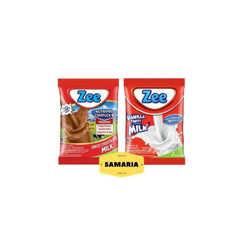 

Susu Zee Saset 39 Gram (10 Pcs)