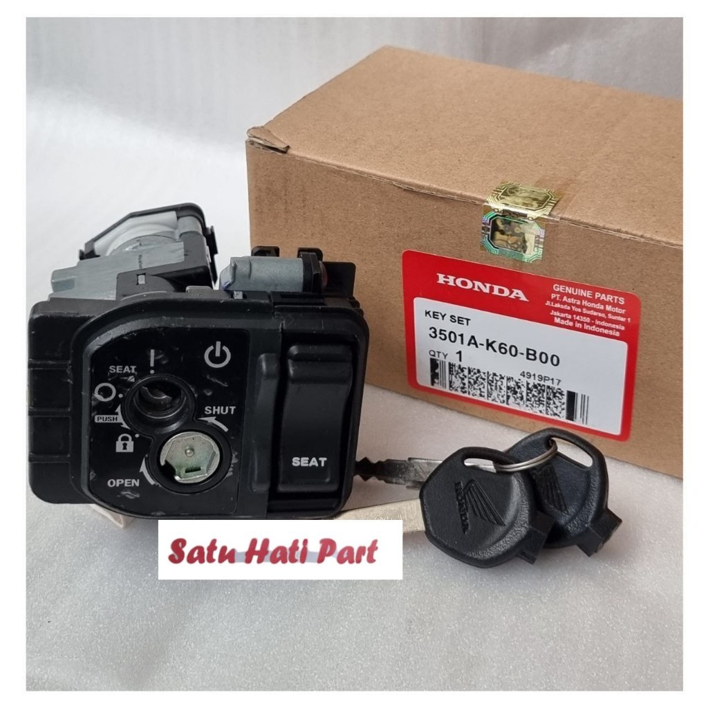 KUNCI KONTAK VARIO 150 F1 3501A-K60-B60 ORIGINAL HONDA