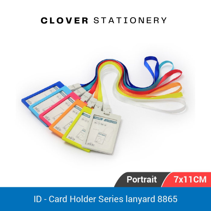 

Bantex ID Card Holder / Name Tag Lanyard Portrait #8865