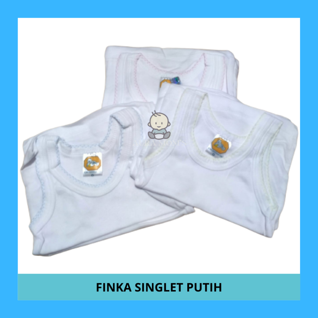 SINGLET BAYI FINKA / SINGLET ANAK FINKA / KAOS DALAM FINKA