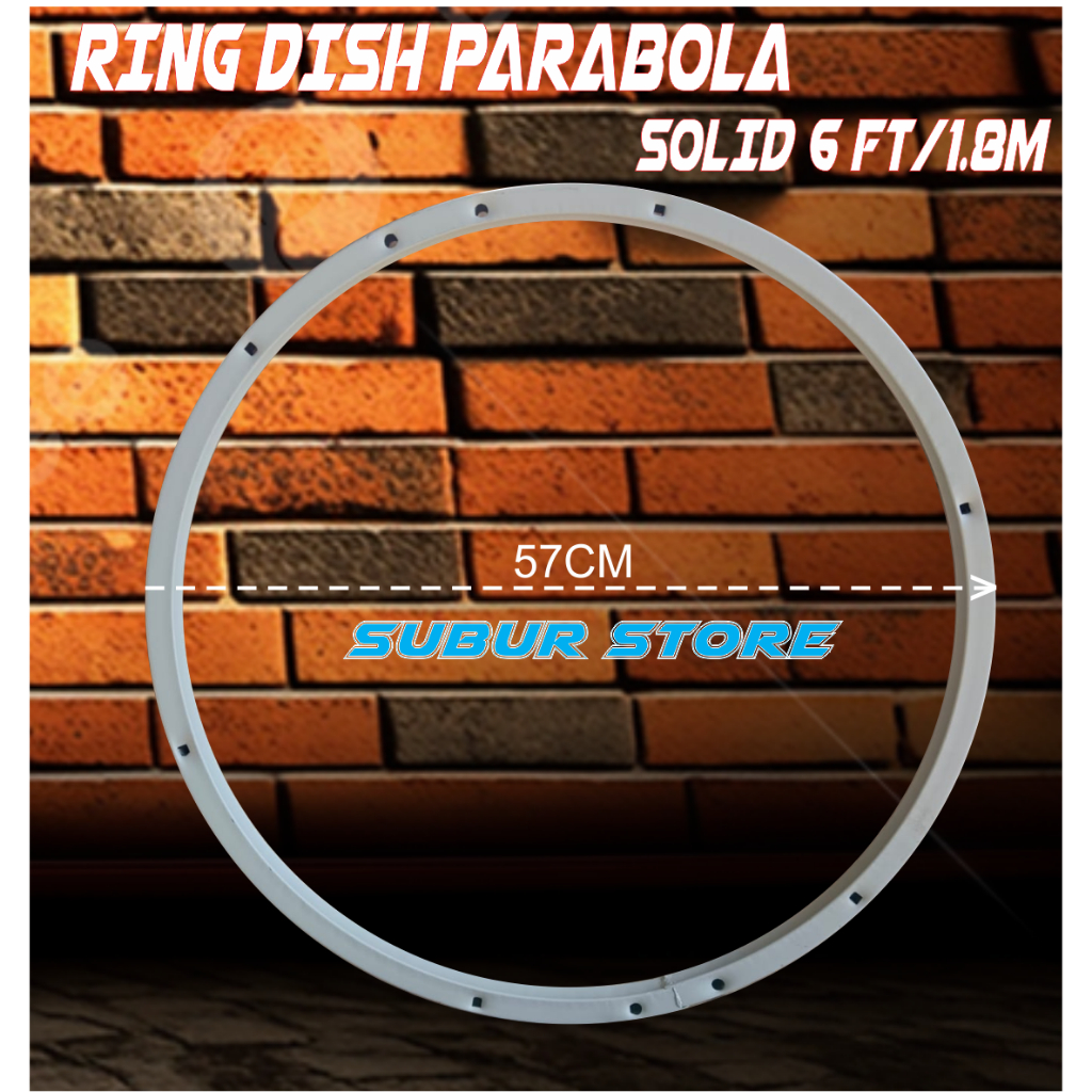 RING MOUNTING CABAI RAWIT V3 ANTENA PARABOLA PLAT SOLID DISH 6FT/1.8M