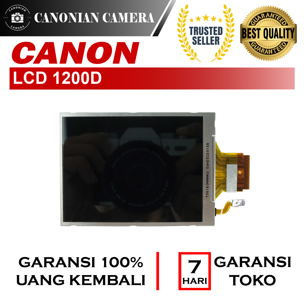 LCD Canon 1200D Bekas Normal Dan Vignete