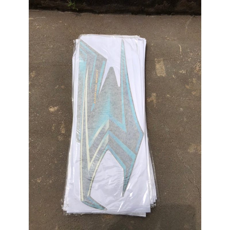 Striping sticker rxking biru 2004