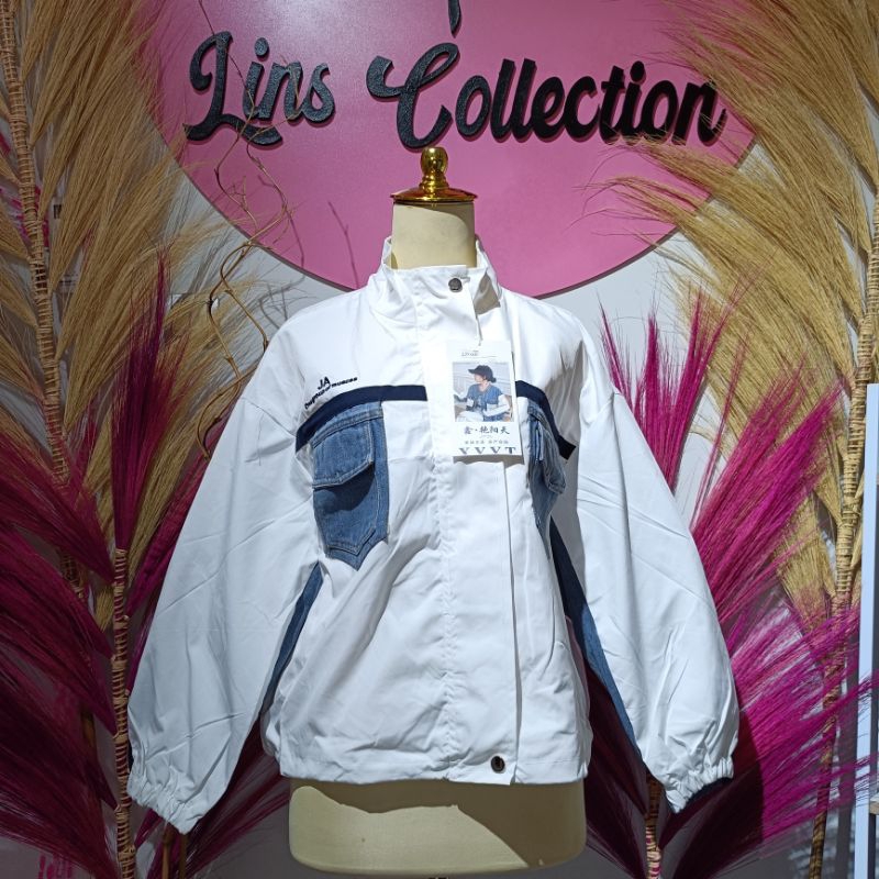 Zipper parasut Kombi Denim