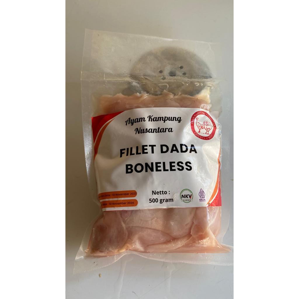 

Fillet Dada Ayam Kampung Asli Berlisensi dan Bersertifikat Halal