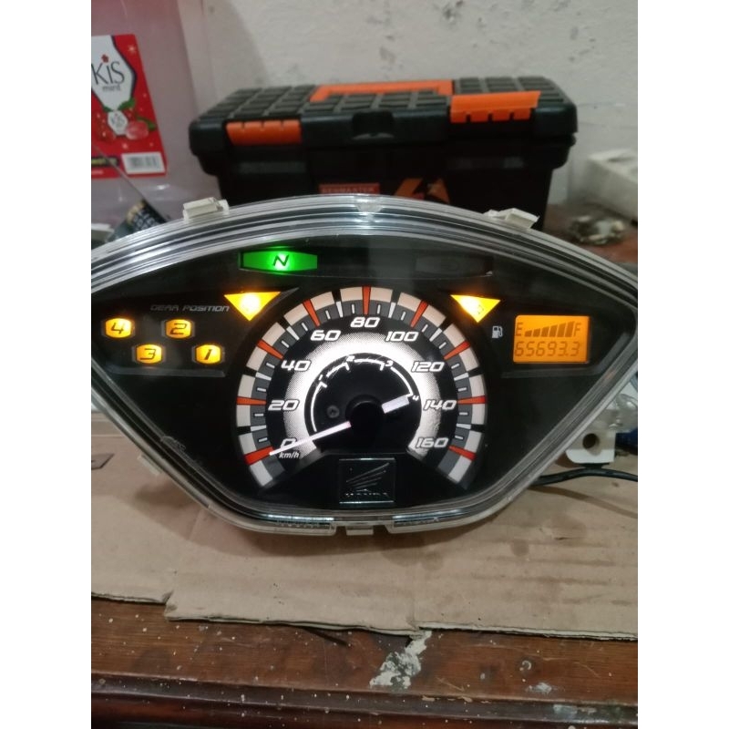 spidometer speedometer Supra x 125 batman ORI copotan motor