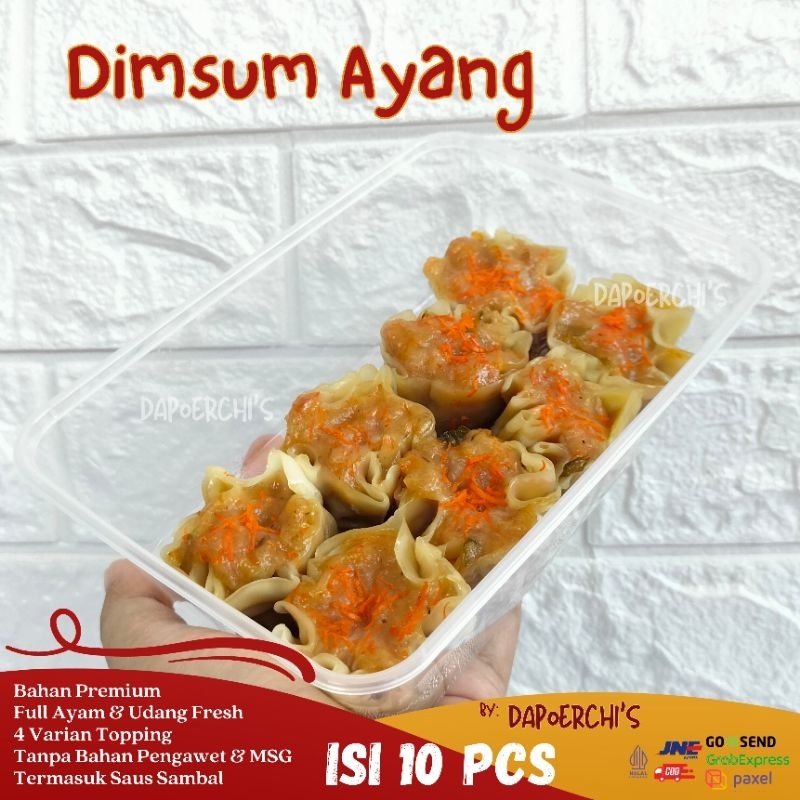 

DIMSUM AYANG Non MSG 10pcs (Dimsum Siomay Ayam Udang) | NO MSG