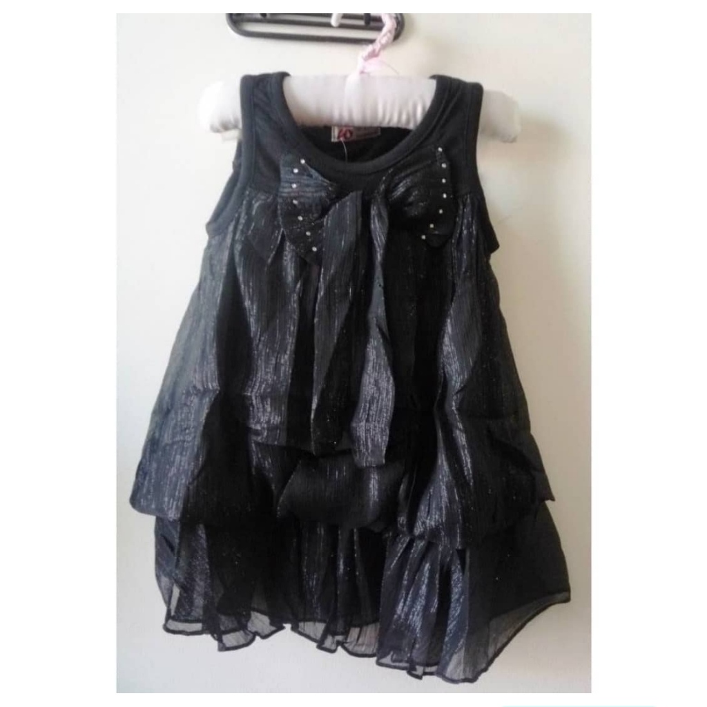 Simple Black Dress / Dress Anak