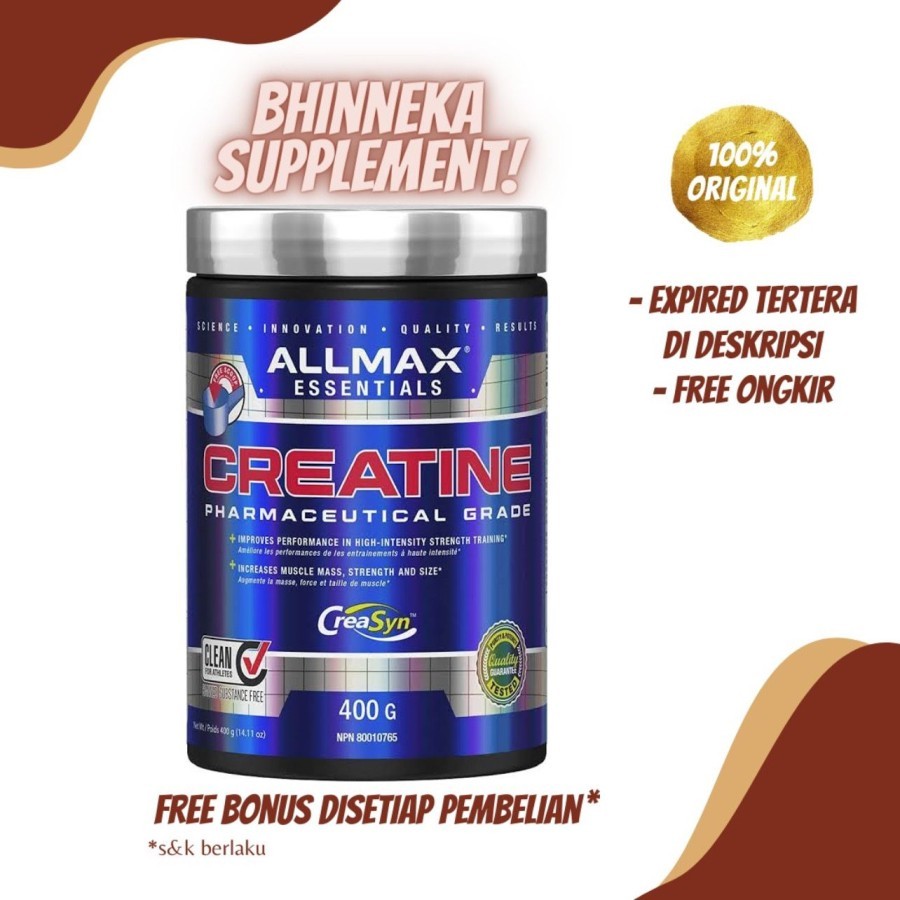 Allmax Nutrition Creatine 400gr Allmax Creatine Micronized 400 gr ORI Allmax Nutrition Micronized Cr