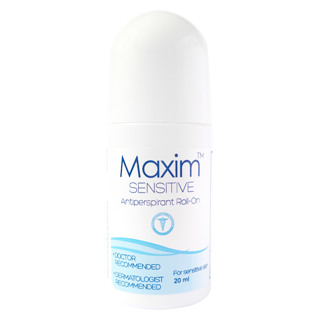 Maxim Antiperspirant 10.8% for Sensitive Skin isi 20ml - Solusi Keringat Berlebih untuk Penderita Hyperhidrosis (Bundling 2pcs)