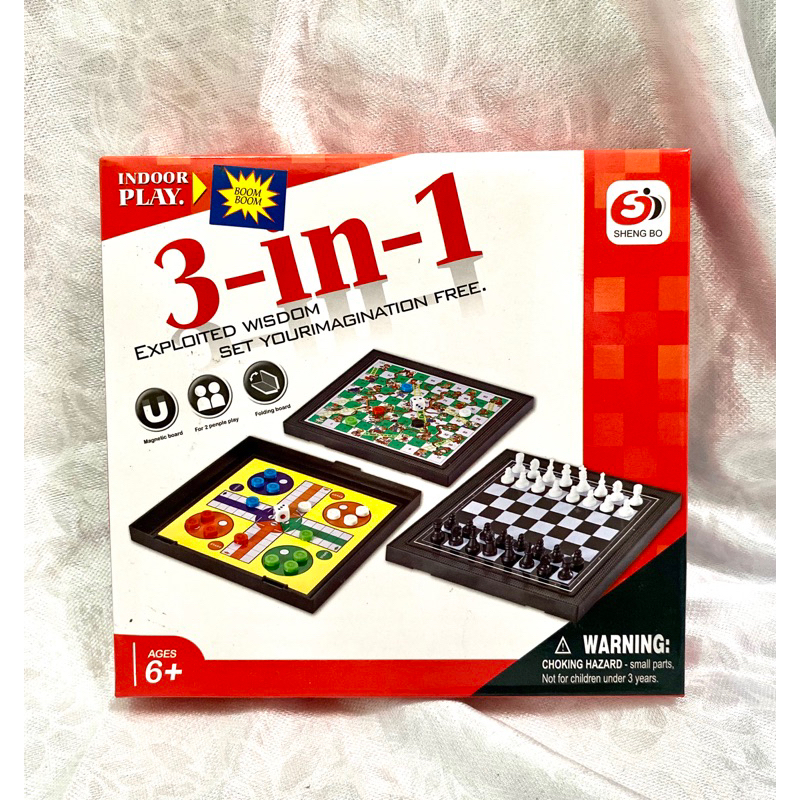 3 in 1 LUDO CATUR ULAR TANGGA