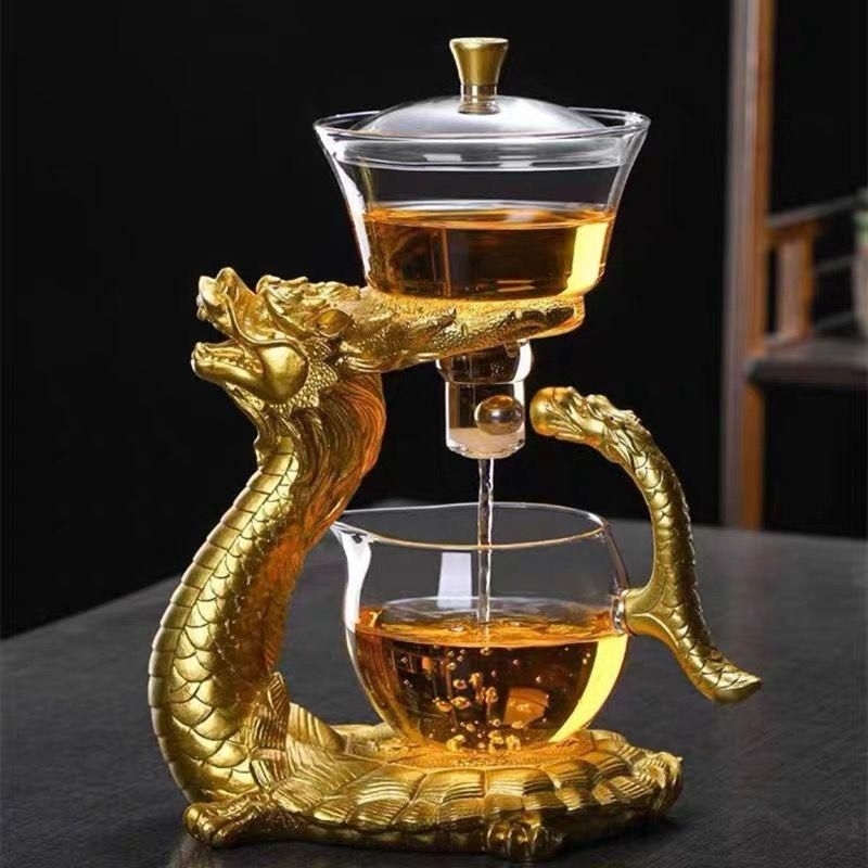 Tea set ala china dengan magnet Luxury Dragon tea Frog tea Set Poci Teh Ala Cina