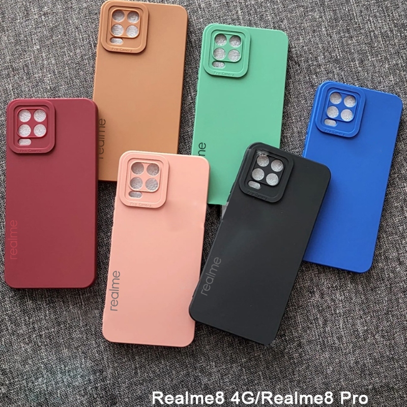 Softcase Realme 8 Realme 8 4G Realme 8 5G Realme 8 Pro Case 3D Pro Camera Gel Silika Casing