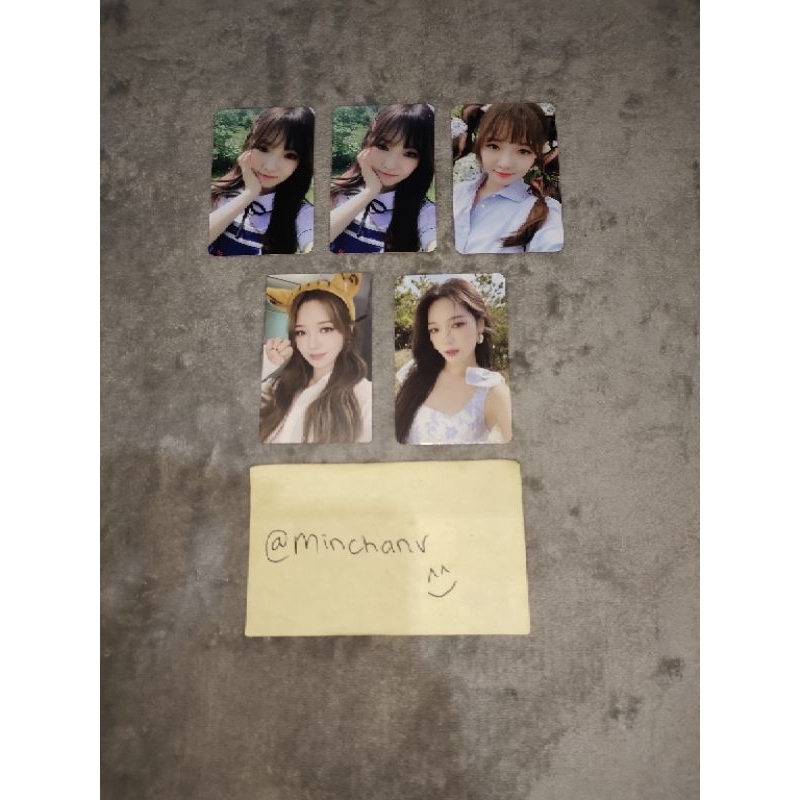 ALBUM PHOTOCARD FROMIS_9 TO DAY D-1 D-DAY & FROM OUR MEMENTO BOX JISUN SAEROM HAYOUNG GYURI JIWON CH