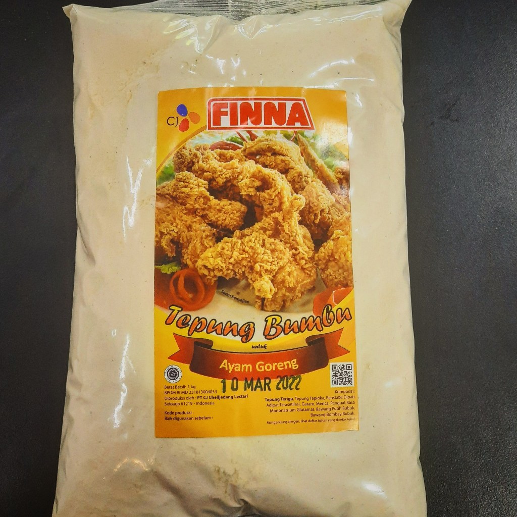 

finna tepung bumbu kemasan bag 1kg