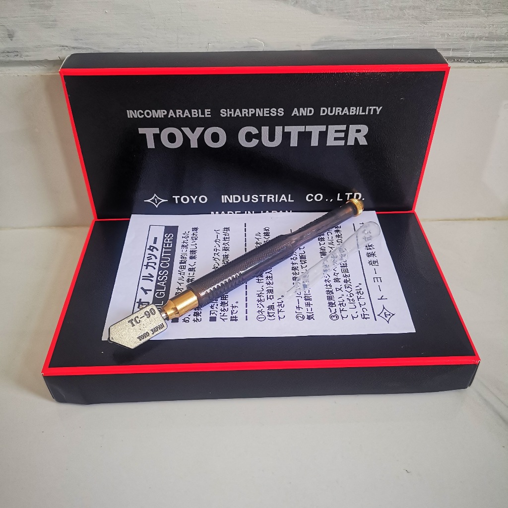Pemotong Kaca Toyo TC-90 alat pemotong kaca asli Jepang