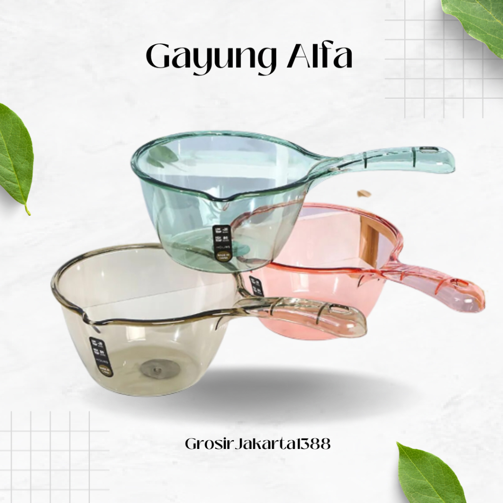 Gayung Mandi Gayung Air Gayung Mandi Aesthetic / Gayung Bayi Gayung Transparan Estetik Gayung