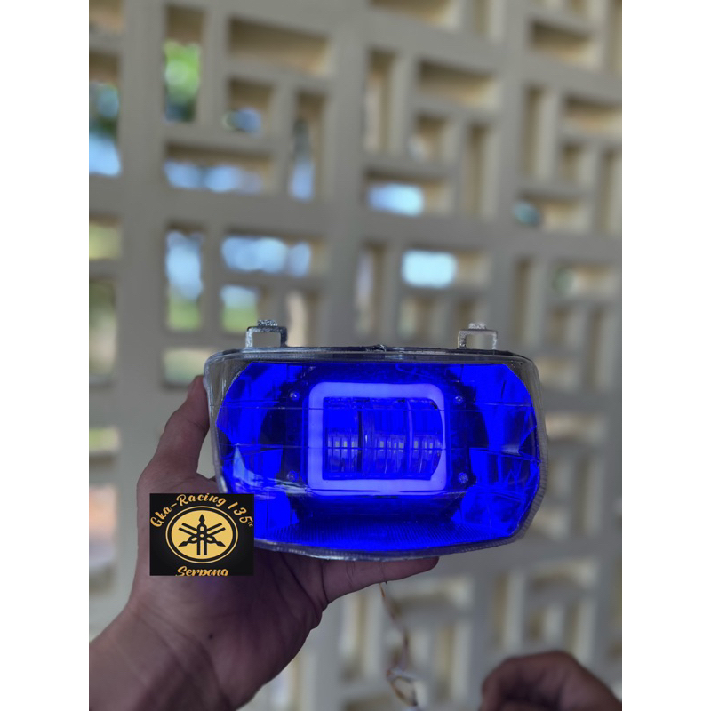Lampu depan supra x lama led