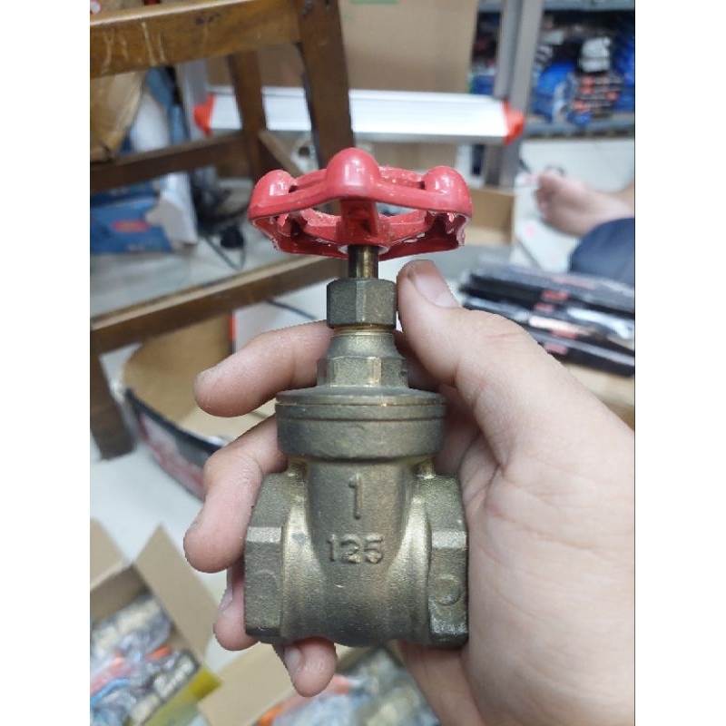 gate valve kitz 1 inch / gate valve kuningan kitz 1 inch