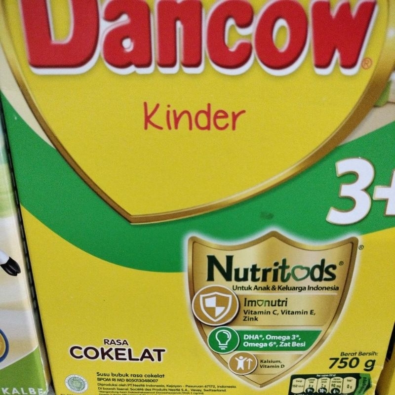 

Dancow 3+ coklat 750gr