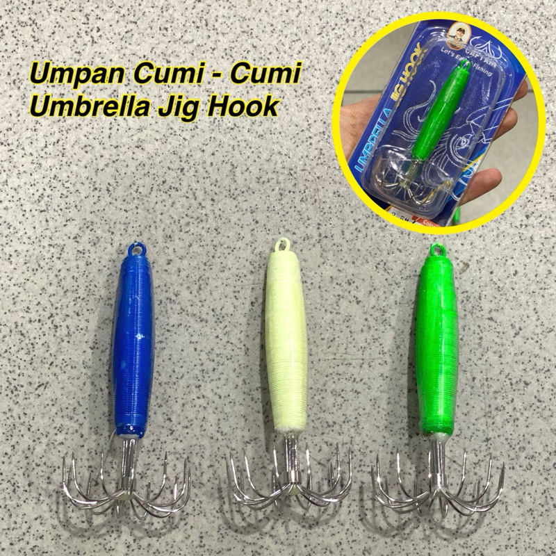 PANCING CUMI 12 MATA / UMBRELLA JIG HOOK CAPTAIN