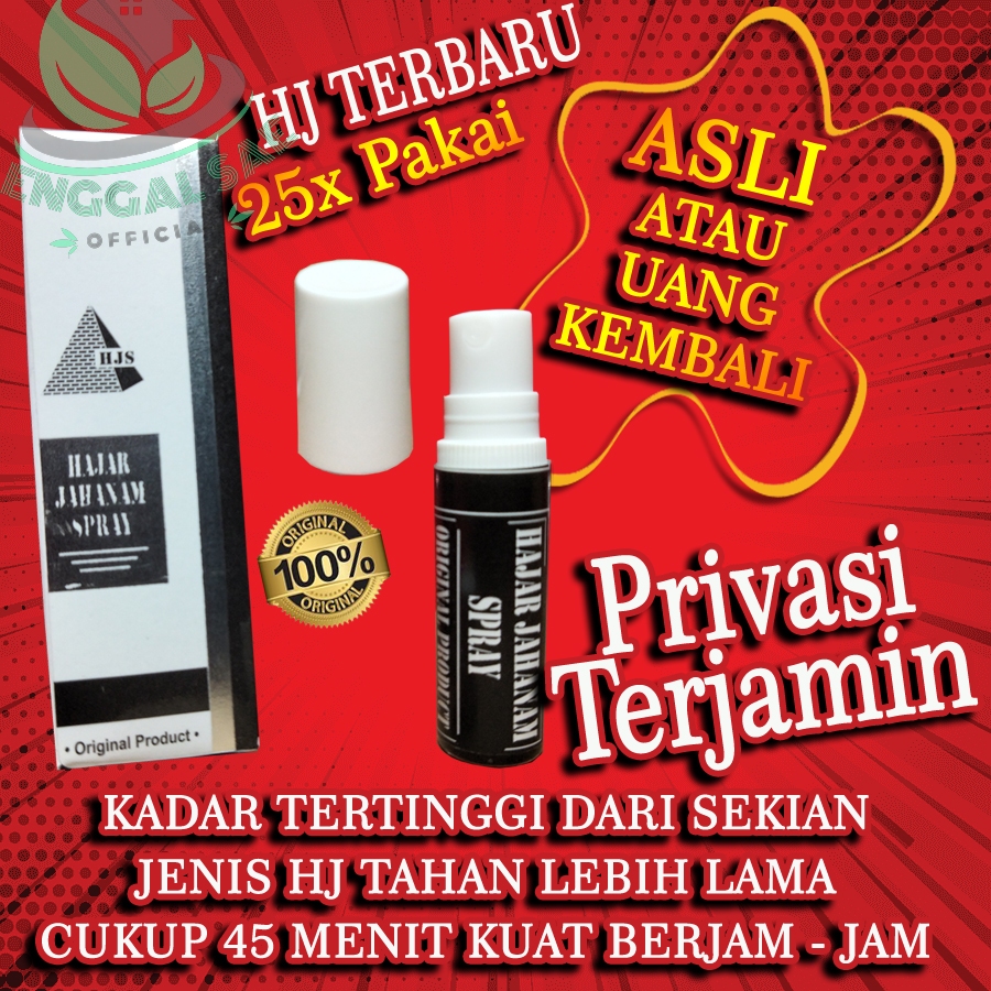 Hajar Jahanam Spray Original 100% Obat Tahan Lama Pria