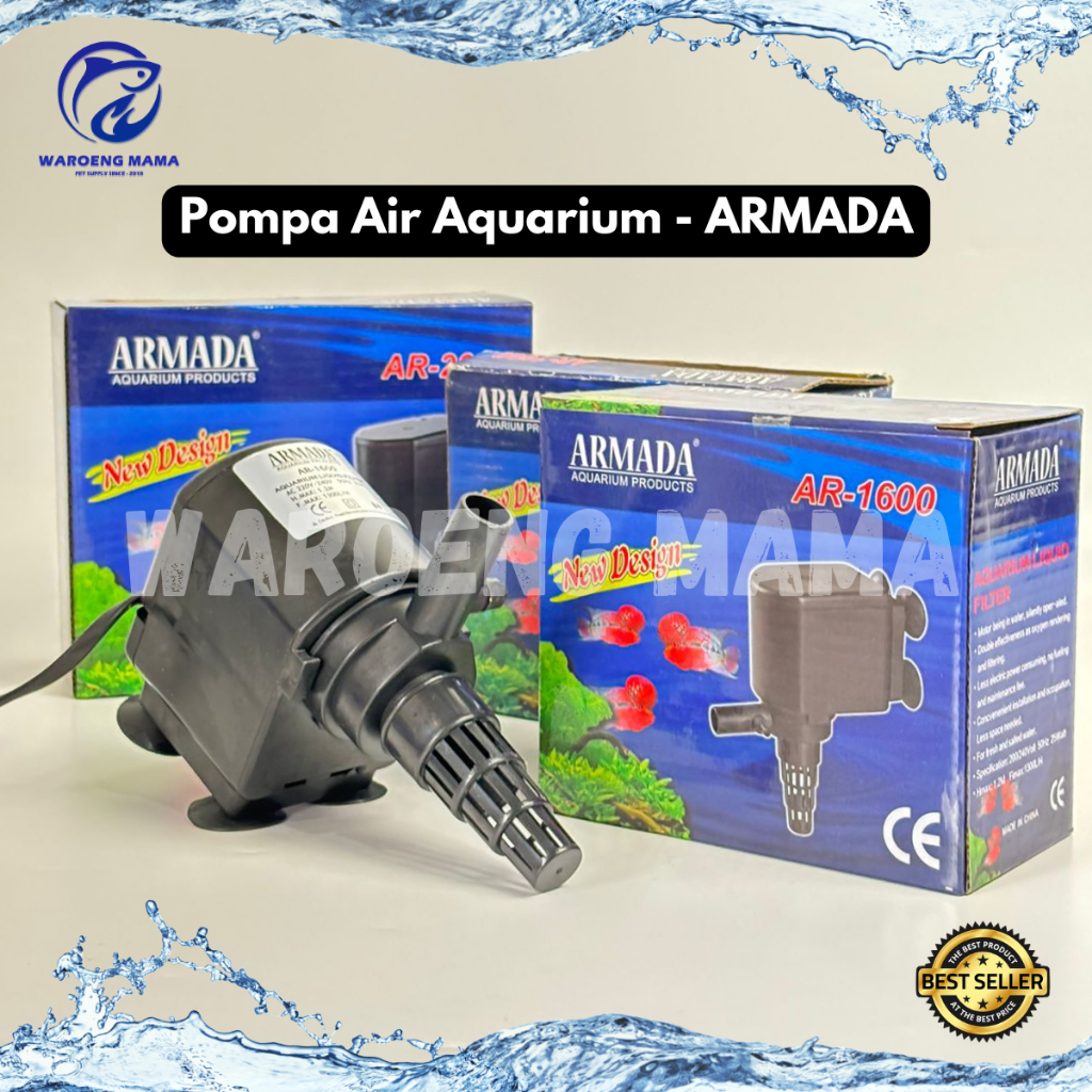 Pompa Air Aquarium ARMADA 1200 1600 1800 2600 Pompa celup filter power head aquarium aquascape